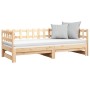 Sofá cama extraíble madera maciza de pino 2x(90x190) cm de vidaXL, Camas y somieres - Ref: Foro24-820776, Precio: 141,97 €, D...