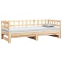 Sofá cama extraíble madera maciza de pino 2x(90x190) cm de vidaXL, Camas y somieres - Ref: Foro24-820776, Precio: 141,97 €, D...