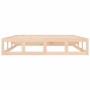 Estructura de cama de madera maciza 160x200 cm de vidaXL, Camas y somieres - Ref: Foro24-820806, Precio: 97,39 €, Descuento: %