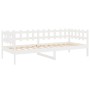 Sofá cama madera maciza de pino blanco 80x200 cm de vidaXL, Camas y somieres - Ref: Foro24-820752, Precio: 104,35 €, Descuent...