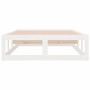 White solid wood bed frame 90x200 cm by vidaXL, Beds and slatted bases - Ref: Foro24-820782, Price: 80,99 €, Discount: %