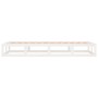 White solid wood bed frame 90x200 cm by vidaXL, Beds and slatted bases - Ref: Foro24-820782, Price: 80,99 €, Discount: %