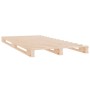 Estructura de cama madera maciza de pino 100x200 cm de vidaXL, Camas y somieres - Ref: Foro24-3120122, Precio: 141,99 €, Desc...