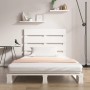 Solid white pine wood bed frame 100x200 cm by vidaXL, Beds and slatted bases - Ref: Foro24-3120123, Price: 143,49 €, Discount: %