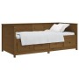 Sofá cama de madera maciza de pino marrón miel 90x190 cm de vidaXL, Camas y somieres - Ref: Foro24-820914, Precio: 348,99 €, ...