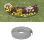 Borduras de jardín 2 uds polietileno gris 10 m 10 cm de vidaXL, Ribetes y bordes para jardín - Ref: Foro24-3155428, Precio: 3...