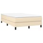 Estructura de cama de tela color crema 120x200 cm de vidaXL, Camas y somieres - Ref: Foro24-3120505, Precio: 94,07 €, Descuen...