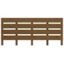 Honey brown solid pine wood bed frame 150x200 cm by vidaXL, Beds and slatted bases - Ref: Foro24-3120140, Price: 203,73 €, Di...