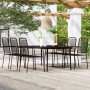 Garden dining set 7 pieces black by vidaXL, Garden sets - Ref: Foro24-3099147, Price: 501,34 €, Discount: %