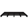 Estructura de cama madera maciza de pino negro 135x190 cm de vidaXL, Camas y somieres - Ref: Foro24-3120166, Precio: 220,99 €...