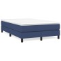 Estructura de cama de tela azul 120x200 cm de vidaXL, Camas y somieres - Ref: Foro24-3120506, Precio: 101,30 €, Descuento: %