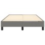 Estructura de cama de tela gris oscuro 120x200 cm de vidaXL, Camas y somieres - Ref: Foro24-3120501, Precio: 94,46 €, Descuen...