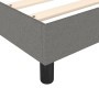 Estructura de cama de tela gris oscuro 120x200 cm de vidaXL, Camas y somieres - Ref: Foro24-3120501, Precio: 94,46 €, Descuen...