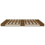 Solid honey brown pine wood pallet beds 140x190 cm by vidaXL, Beds and slatted bases - Ref: Foro24-821440, Price: 194,79 €, D...