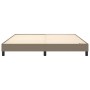 Estructura de cama de tela gris taupe 160x200 cm de vidaXL, Camas y somieres - Ref: Foro24-3120528, Precio: 115,65 €, Descuen...