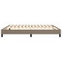 Estructura de cama de tela gris taupe 160x200 cm de vidaXL, Camas y somieres - Ref: Foro24-3120528, Precio: 115,65 €, Descuen...