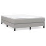 Estructura de cama de tela gris claro 140x190 cm de vidaXL, Camas y somieres - Ref: Foro24-3120508, Precio: 106,99 €, Descuen...