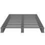 Small gray pine solid wood pallet bed 75x190 cm by vidaXL, Beds and slatted bases - Ref: Foro24-821419, Price: 105,37 €, Disc...