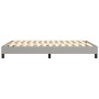 Estructura de cama de tela gris claro 140x190 cm de vidaXL, Camas y somieres - Ref: Foro24-3120508, Precio: 106,99 €, Descuen...