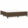 Brown fabric bed frame 160x200 cm by vidaXL, Beds and slatted bases - Ref: Foro24-3120527, Price: 99,72 €, Discount: %