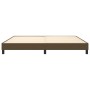 Dark brown fabric bed frame 200x200 cm by vidaXL, Beds and slatted bases - Ref: Foro24-3120543, Price: 123,99 €, Discount: %