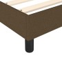 Estructura de cama tela marrón oscuro 200x200 cm de vidaXL, Camas y somieres - Ref: Foro24-3120543, Precio: 123,99 €, Descuen...