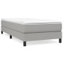 Estructura de cama de tela gris claro 100x200 cm de vidaXL, Camas y somieres - Ref: Foro24-3120492, Precio: 82,56 €, Descuent...