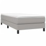 Estructura de cama de tela gris claro 100x200 cm de vidaXL, Camas y somieres - Ref: Foro24-3120492, Precio: 82,56 €, Descuent...