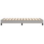 Estructura de cama de tela gris claro 100x200 cm de vidaXL, Camas y somieres - Ref: Foro24-3120492, Precio: 82,56 €, Descuent...