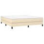 Estructura de cama tela color crema 180x200 cm de vidaXL, Camas y somieres - Ref: Foro24-3120537, Precio: 131,33 €, Descuento: %