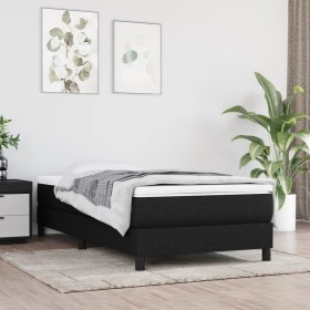 Black fabric bed frame 90x190 cm by vidaXL, Beds and slatted bases - Ref: Foro24-3120478, Price: 84,28 €, Discount: %