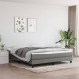 Estructura de cama de tela gris oscuro 160x200 cm de vidaXL, Camas y somieres - Ref: Foro24-3120525, Precio: 115,94 €, Descue...