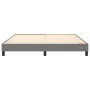 Estructura de cama de tela gris oscuro 160x200 cm de vidaXL, Camas y somieres - Ref: Foro24-3120525, Precio: 115,94 €, Descue...