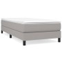 Estructura de cama de tela gris claro 90x200 cm de vidaXL, Camas y somieres - Ref: Foro24-3120484, Precio: 75,48 €, Descuento: %