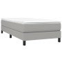 Estructura de cama de tela gris claro 90x200 cm de vidaXL, Camas y somieres - Ref: Foro24-3120484, Precio: 75,48 €, Descuento: %