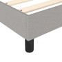 Estructura de cama de tela gris claro 90x200 cm de vidaXL, Camas y somieres - Ref: Foro24-3120484, Precio: 75,48 €, Descuento: %