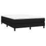 Estructura de cama de tela negra 140x200 cm de vidaXL, Camas y somieres - Ref: Foro24-3120518, Precio: 104,04 €, Descuento: %