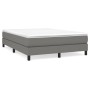 Dark gray fabric bed frame 140x200 cm by vidaXL, Beds and slatted bases - Ref: Foro24-3120517, Price: 104,33 €, Discount: %