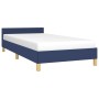 Estructura de cama con cabecero de tela azul 80x200 cm de vidaXL, Camas y somieres - Ref: Foro24-347373, Precio: 101,82 €, De...