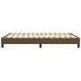 Brown fabric bed frame 140x190 cm by vidaXL, Beds and slatted bases - Ref: Foro24-3120511, Price: 96,09 €, Discount: %