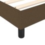 Brown fabric bed frame 140x190 cm by vidaXL, Beds and slatted bases - Ref: Foro24-3120511, Price: 96,09 €, Discount: %