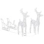 320 LED Acrylic Reindeer and Sleigh Christmas Decoration by vidaXL, Christmas lights - Ref: Foro24-3100423, Price: 172,46 €, ...