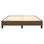 Estructura de cama de tela marrón 140x200 cm de vidaXL, Camas y somieres - Ref: Foro24-3120519, Precio: 96,79 €, Descuento: %