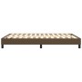 Estructura de cama de tela marrón 140x200 cm de vidaXL, Camas y somieres - Ref: Foro24-3120519, Precio: 96,79 €, Descuento: %