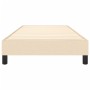 Estructura de cama de tela color crema 90x200 cm de vidaXL, Camas y somieres - Ref: Foro24-3120489, Precio: 78,01 €, Descuent...