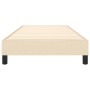 Cream fabric bed frame 80x200 cm by vidaXL, Beds and slatted bases - Ref: Foro24-3120473, Price: 71,28 €, Discount: %