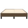 Dark brown fabric bed frame 120x200 cm by vidaXL, Beds and slatted bases - Ref: Foro24-3120503, Price: 115,16 €, Discount: %