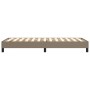 Estructura de cama de tela gris taupe 100x200 cm de vidaXL, Camas y somieres - Ref: Foro24-3120496, Precio: 74,64 €, Descuent...