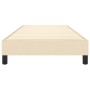 Estructura de cama de tela color crema 100x200 cm de vidaXL, Camas y somieres - Ref: Foro24-3120497, Precio: 88,06 €, Descuen...