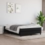 Estructura de cama de tela negro 140x190 cm de vidaXL, Camas y somieres - Ref: Foro24-3120510, Precio: 98,59 €, Descuento: %